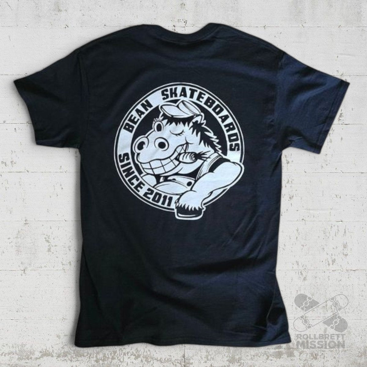 Bean Skateboards T-Shirt Howdy LKW black - Rollbrett Mission
