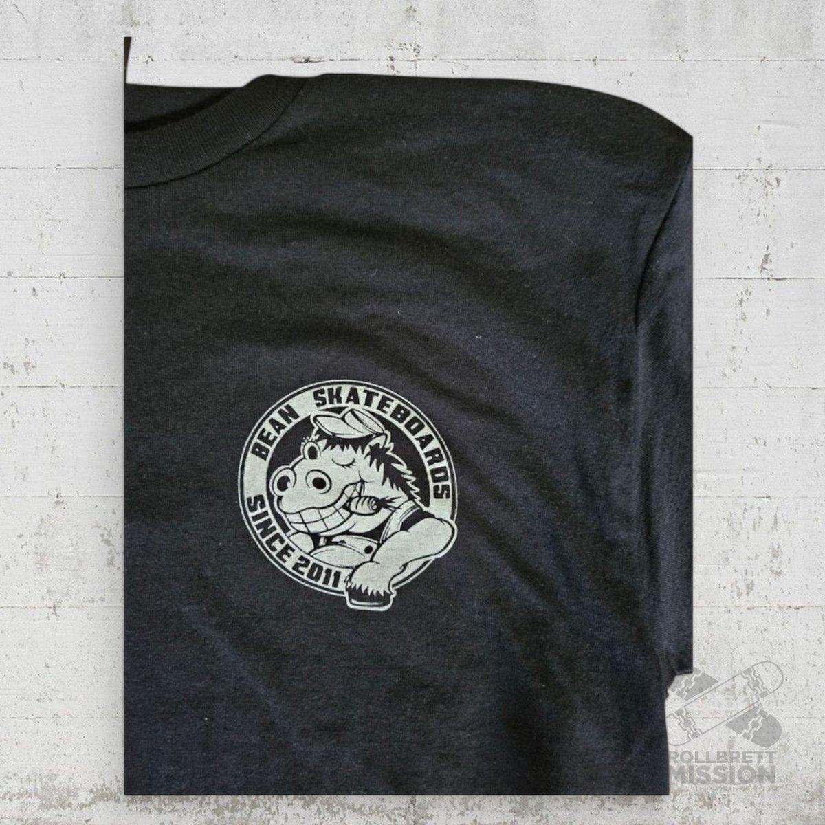 Bean Skateboards T-Shirt Howdy LKW black - Rollbrett Mission