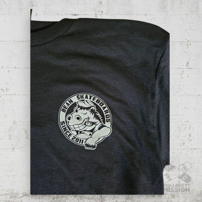 Bean Skateboards T-Shirt Howdy LKW black - Rollbrett Mission