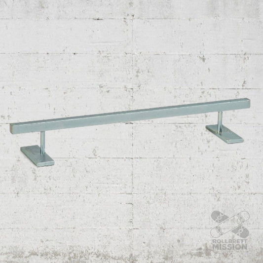Blackriver Ramps Iron Rail Square Low silver - Fingerboard - Rollbrett Mission
