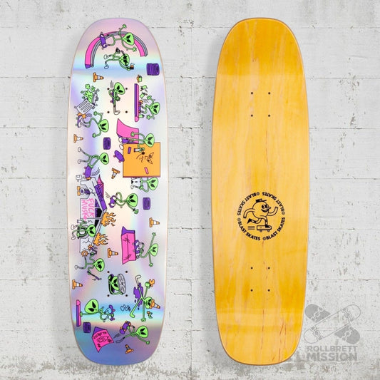 Blast Skates Alien Demo holographic 9.25 Shaped Deck - Skateboard - Decks - Rollbrett Mission