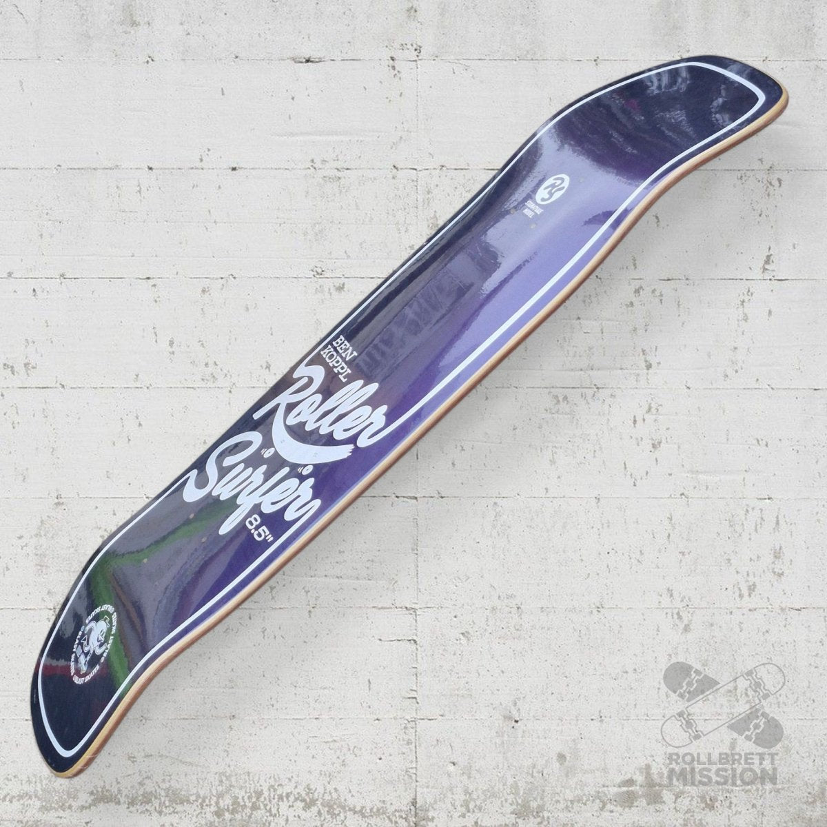 Blast Skates Ben Koppl Iridescent Rollersurfer 8.5 Shaped Deck - Skateboard - Decks - Rollbrett Mission