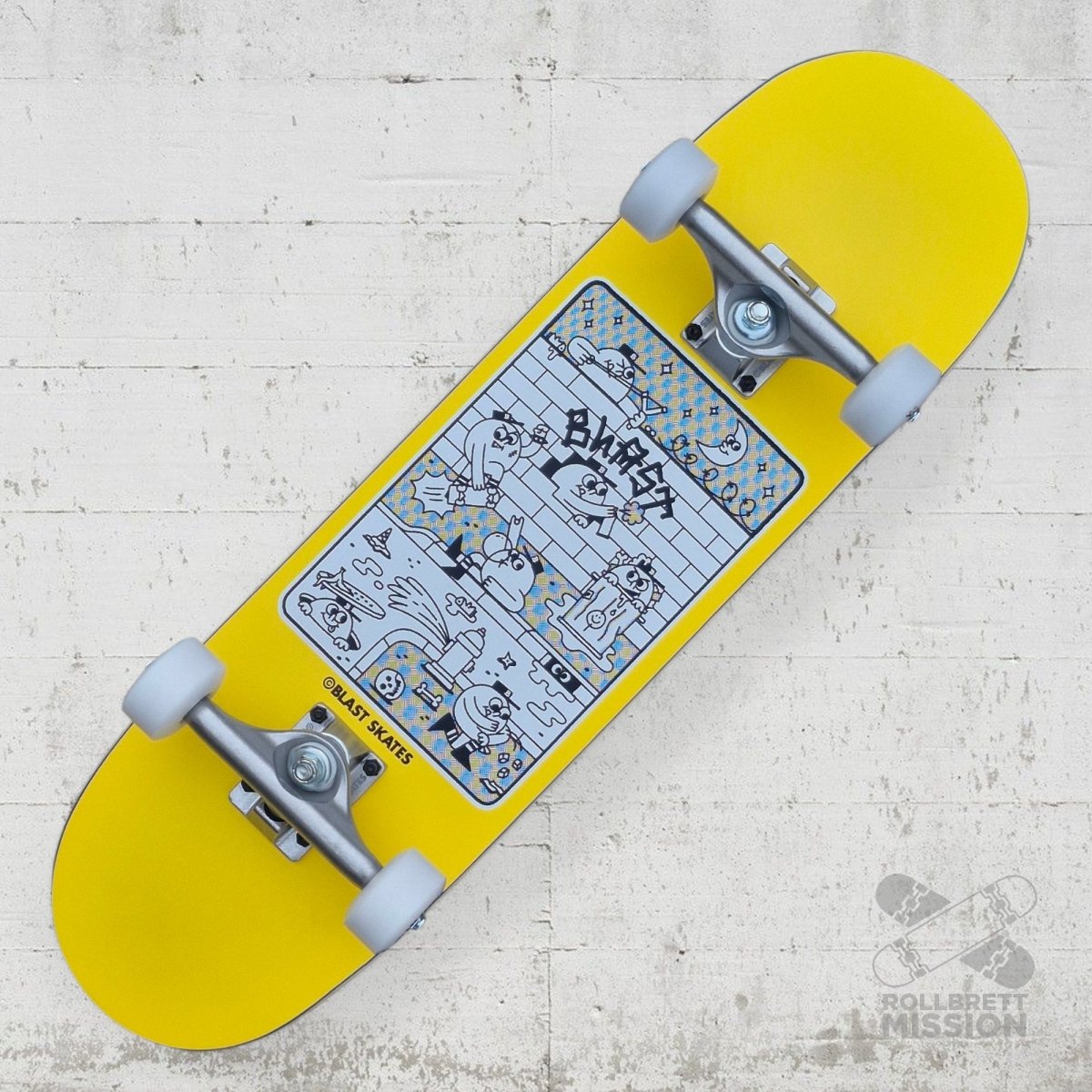 Blast Skates Colour me in Popsicle 7.75 Complete Skateboard - Skateboards - Rollbrett Mission