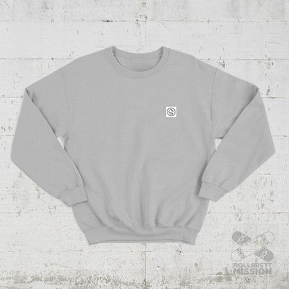 Blast Skates Crew Neck Sweatshirt Round Logo ash grey - Shirts & Tops - Rollbrett Mission