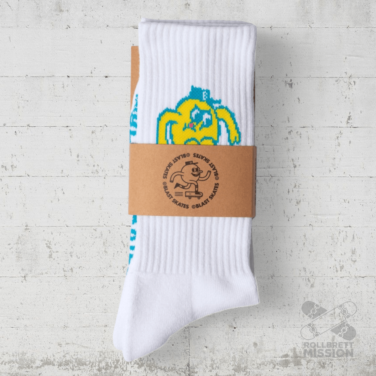 Blast Skates Curb Club Socks Socken white - Socken - Rollbrett Mission