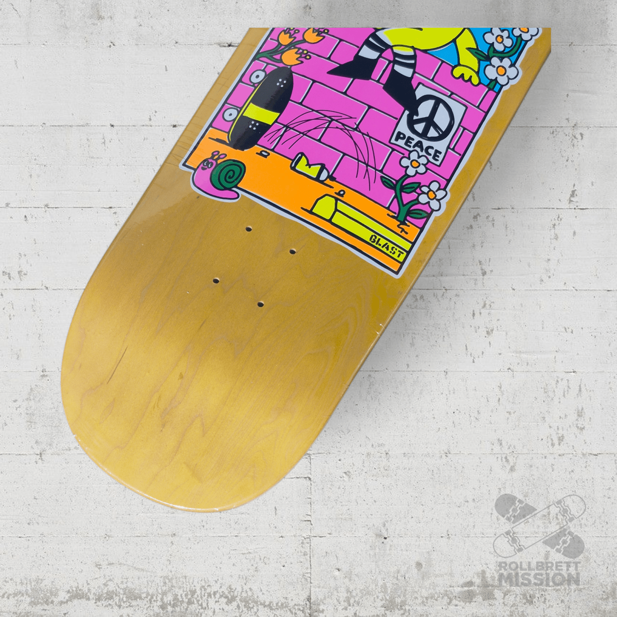 Blast Skates Humpty Dumpty 9.75 Shaped Deck - Skateboard - Decks - Rollbrett Mission