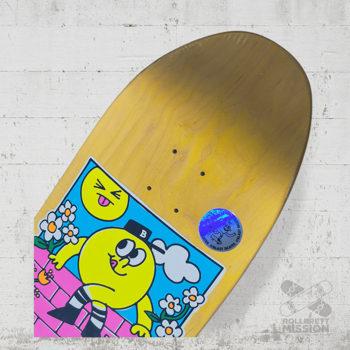 Blast Skates Humpty Dumpty 9.75 Shaped Deck - Skateboard - Decks - Rollbrett Mission
