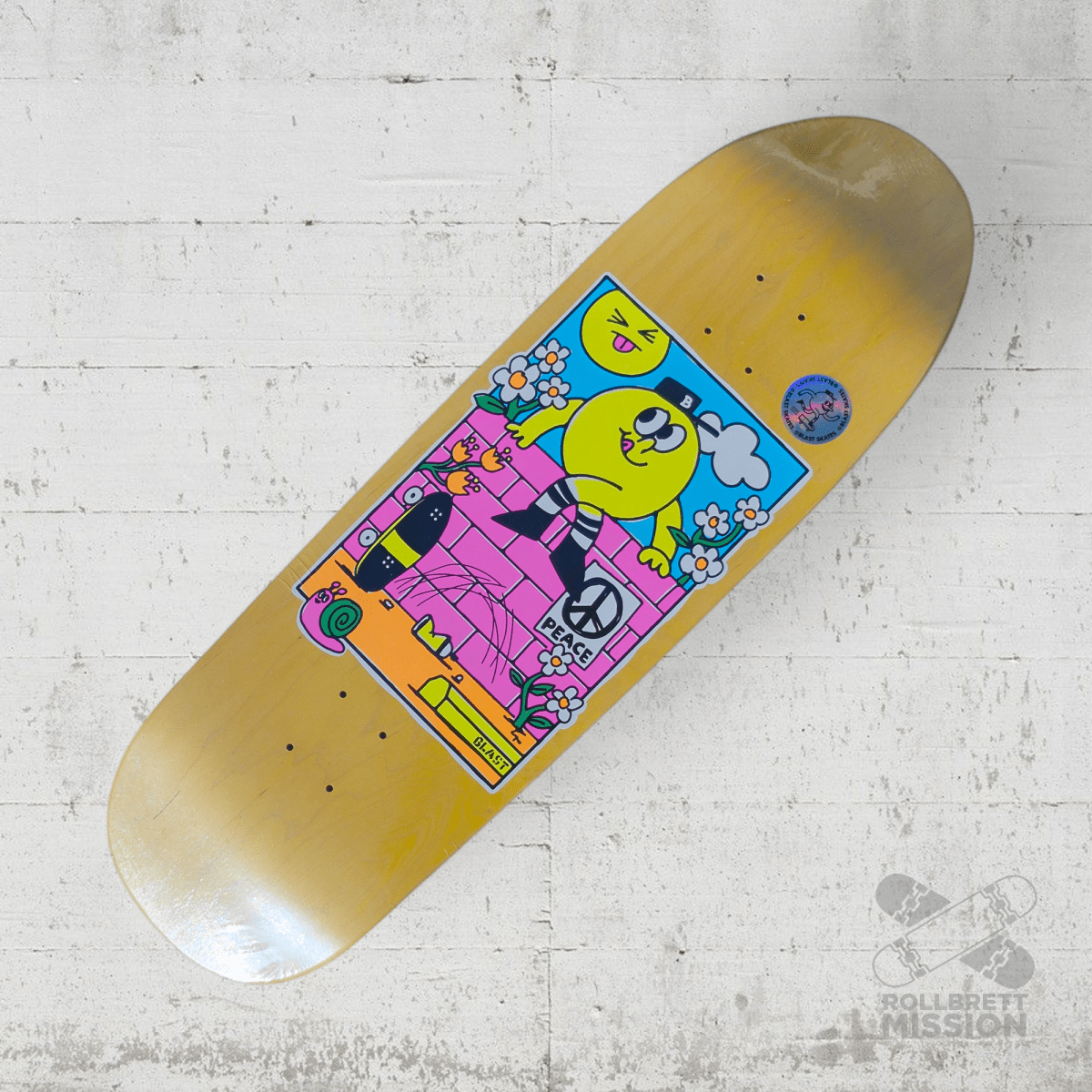 Blast Skates Humpty Dumpty 9.75 Shaped Deck - Skateboard - Decks - Rollbrett Mission