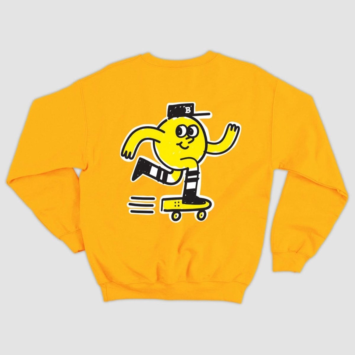 Blast Skates Jr. Kids Crew Neck Sweatshirt gelb - Shirts & Tops - Rollbrett Mission