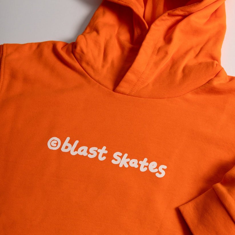 Blast Skates Kids Hoodie Jr Mascot orange - Shirts & Tops - Rollbrett Mission