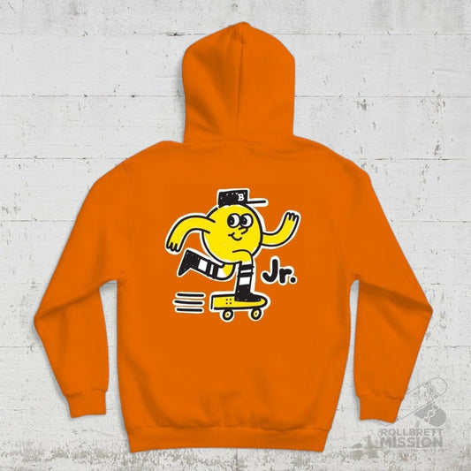 Blast Skates Kids Hoodie Jr Mascot orange - Shirts & Tops - Rollbrett Mission