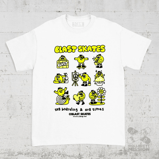 Blast Skates Kids T-Shirt Gr8 Times - Rollbrett Mission