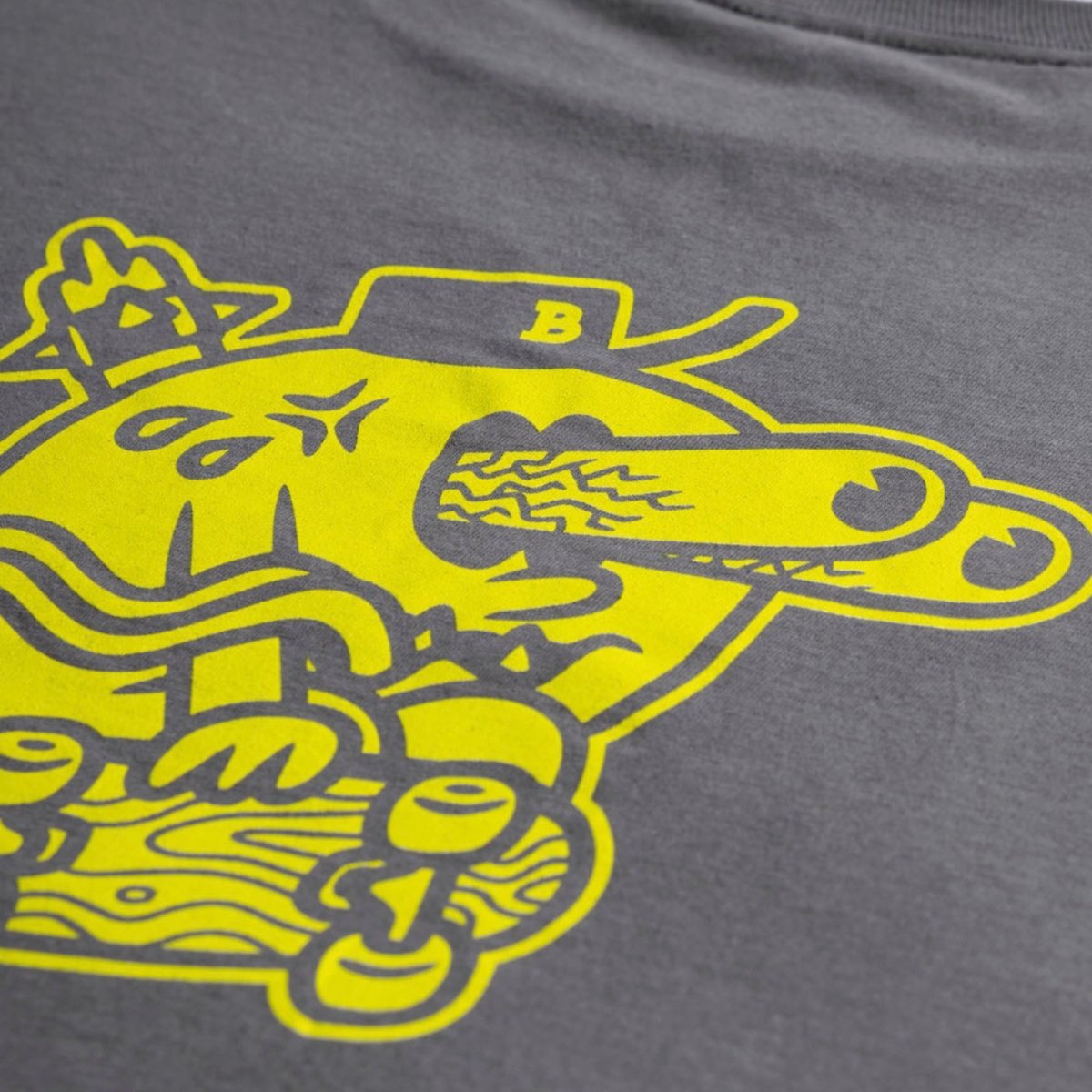 Blast Skates Kids T-Shirt Mini Blaster charcoal - Rollbrett Mission