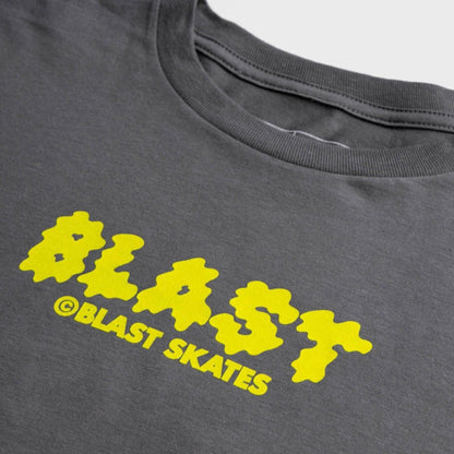 Blast Skates Kids T-Shirt Mini Blaster charcoal - Rollbrett Mission