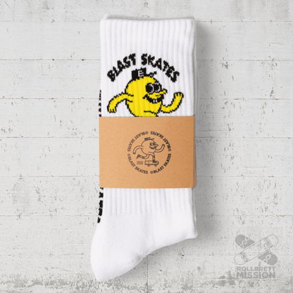 Blast Skates Logo Crew Socks Socken white - Socken - Rollbrett Mission