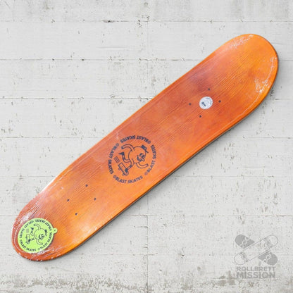 Blast Skates Mini Smasher yellow 7.25 Kids Deck - Skateboard - Decks - Rollbrett Mission