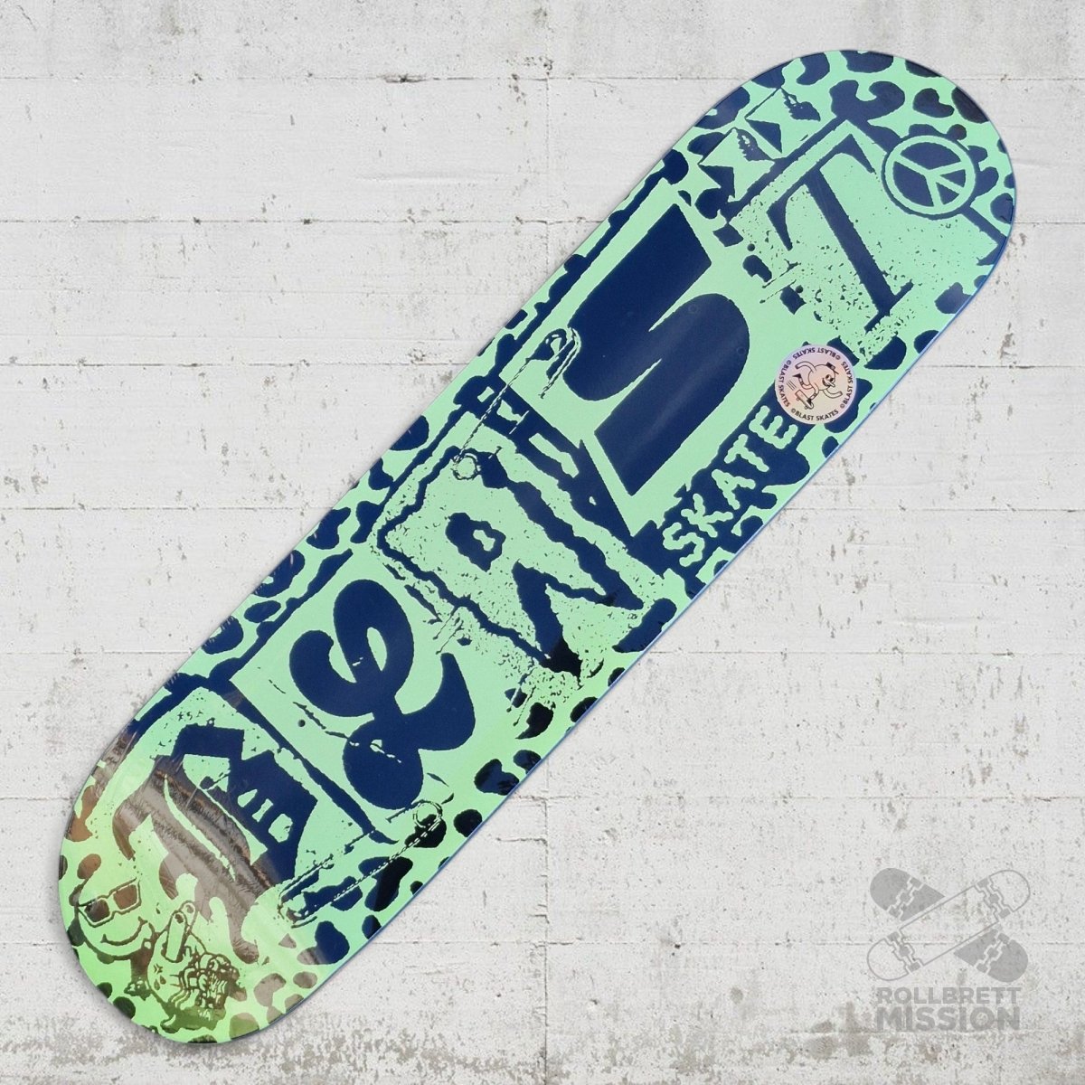 Blast Skates Punker Popsicle 8.5 Deck - Skateboard - Decks - Rollbrett Mission