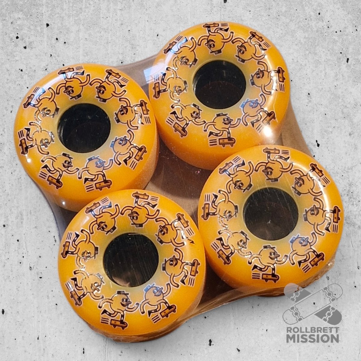 Blast Skates Rubble Riders 58mm 80A Wheels - Skateboard - Rollen - Rollbrett Mission