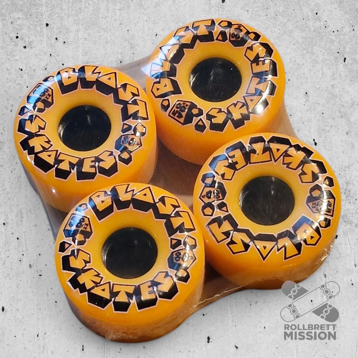 Blast Skates Rubble Riders 58mm 80A Wheels - Skateboard - Rollen - Rollbrett Mission