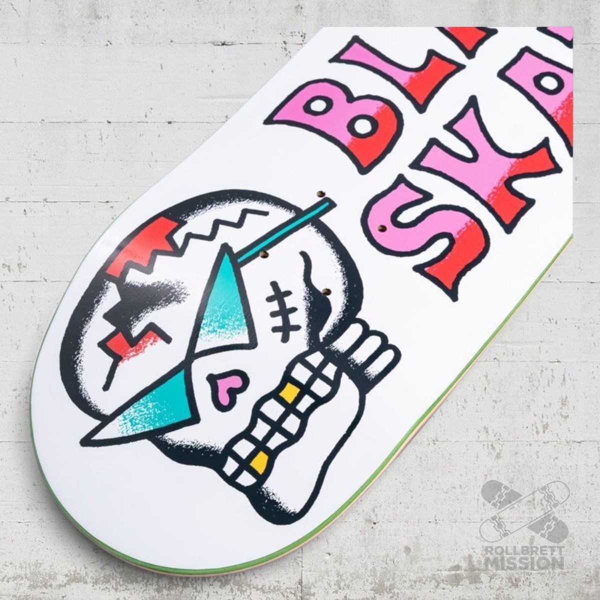Blast Skates Skulls 8.0 Twintail Deck - Skateboard - Decks - Rollbrett Mission