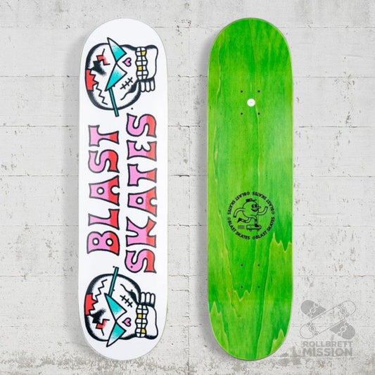 Blast Skates Skulls 8.0 Twintail Deck - Skateboard - Decks - Rollbrett Mission
