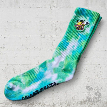 Blast Skates Socken Acid Blaster Embroidered Socks tie dye - Socken - Rollbrett Mission
