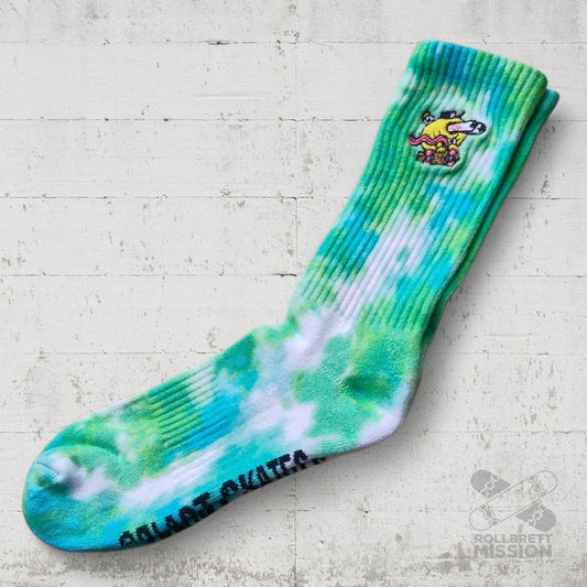 Blast Skates Socken Acid Blaster Embroidered Socks tie dye - Socken - Rollbrett Mission