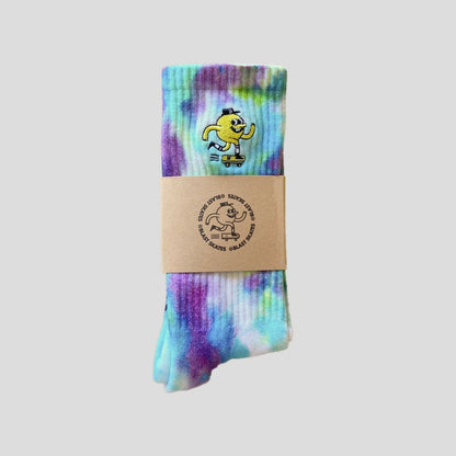 Blast Skates Socken Embroidered Socks tie dye - Socken - Rollbrett Mission