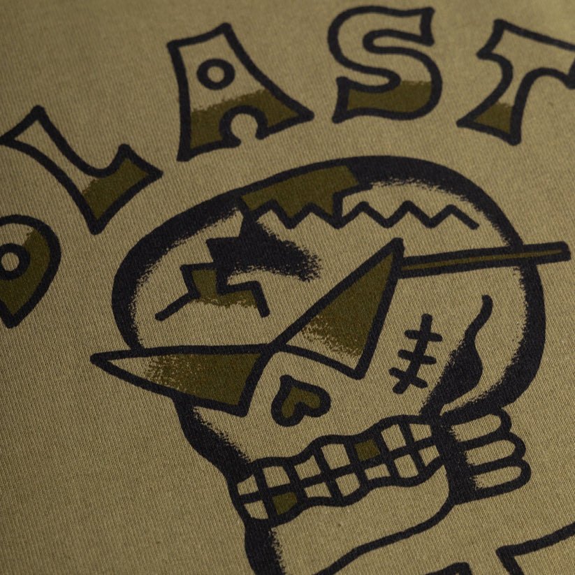 Blast Skates T-Shirt Skulls army - Rollbrett Mission