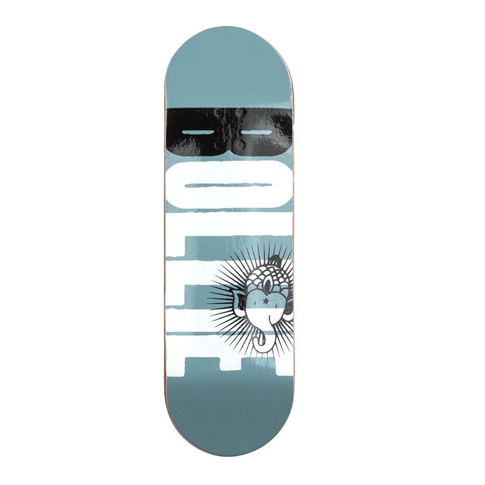 Bollie Fingerboard Deck 30mm Logo New taubenblau - Fingerboard - Rollbrett Mission