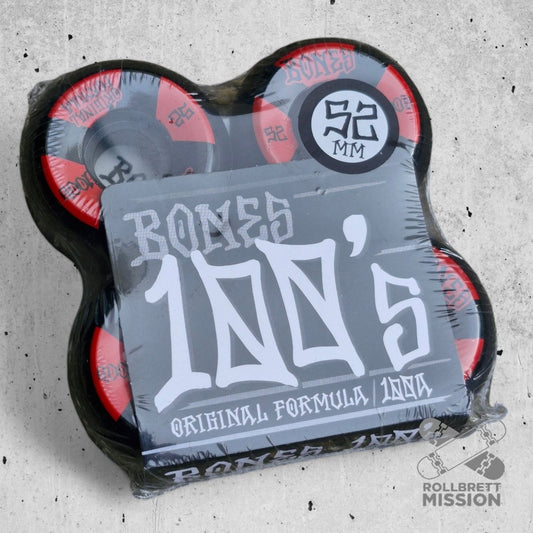 Bones 100's OG #4 V5 52mm 100A Sidecut Wheels - Skateboard - Rollen - Rollbrett Mission