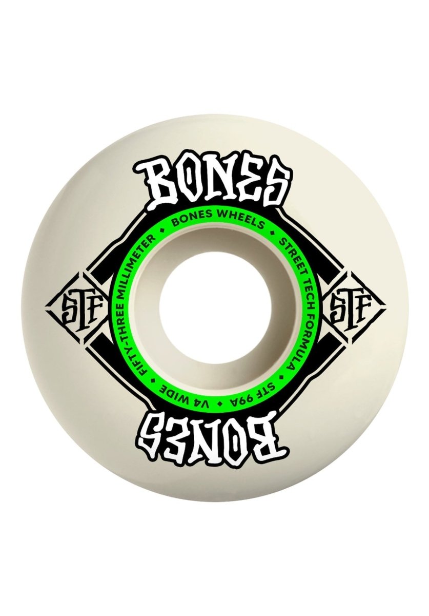 Bones STF V4 Wide 99A 53mm Wheels - Skateboard - Rollen - Rollbrett Mission