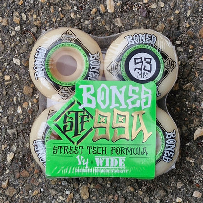Bones STF V4 Wide 99A 53mm Wheels - Skateboard - Rollen - Rollbrett Mission