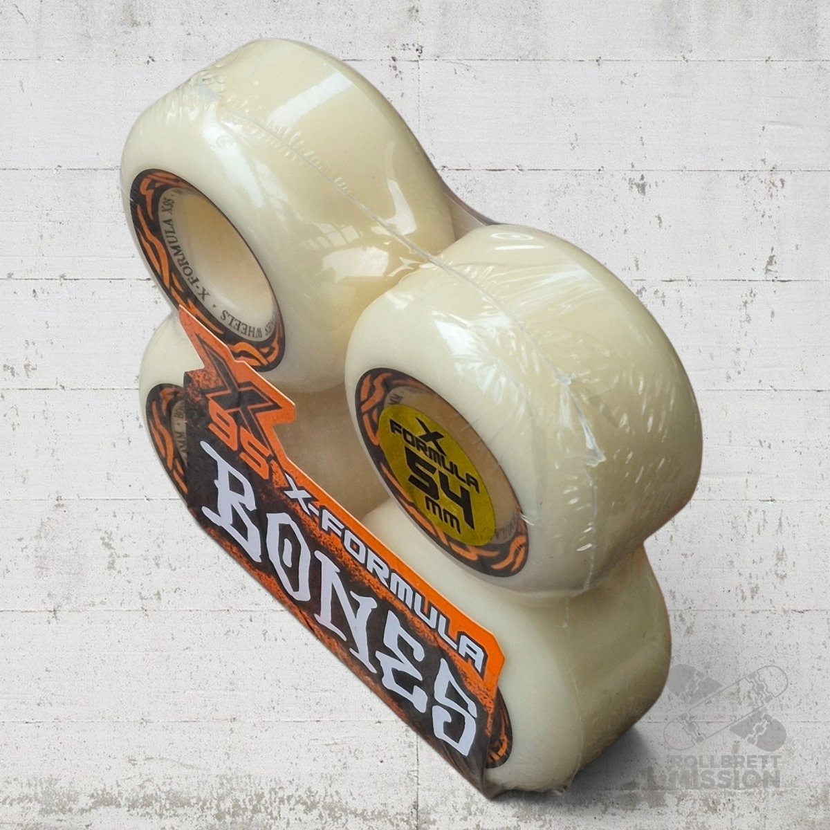 Bones X - Formula 95A 54mm V6 Widecut Annuals Wheels - Skateboard - Rollen - Rollbrett Mission
