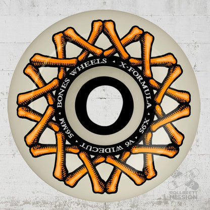 Bones X - Formula 95A 54mm V6 Widecut Wheels - Skateboard - Rollen - Rollbrett Mission