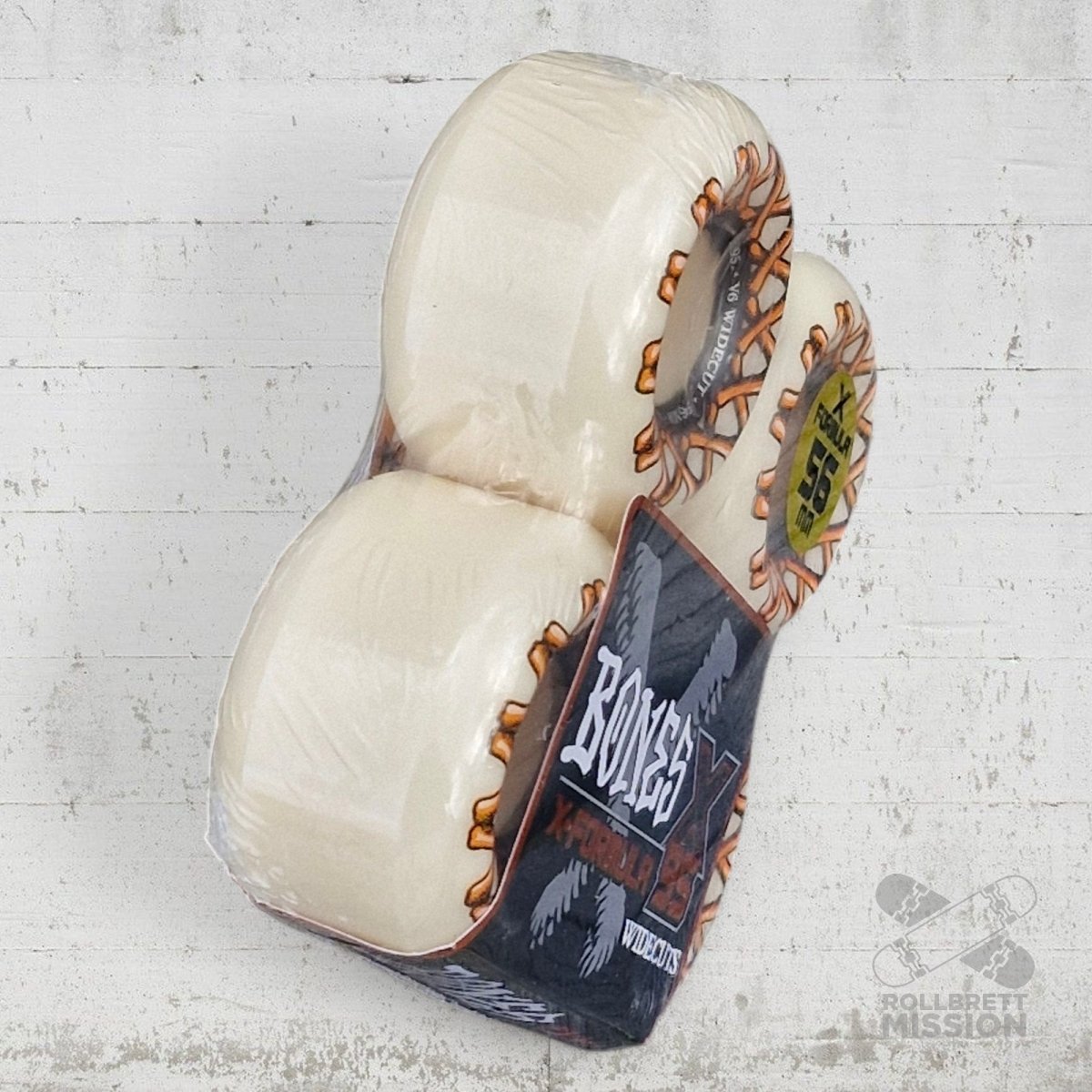 Bones X - Formula 95A 56mm V6 Widecut Wheels - Skateboard - Rollen - Rollbrett Mission