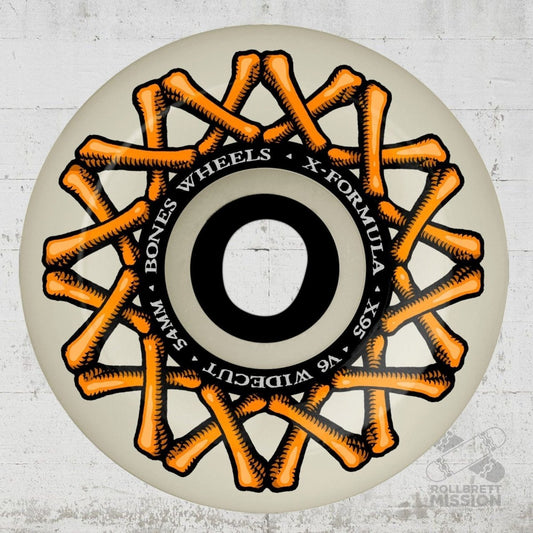 Bones X - Formula 95A 56mm V6 Widecut Wheels - Skateboard - Rollen - Rollbrett Mission