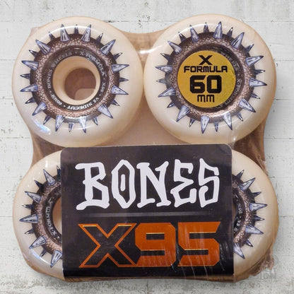 Bones X - Formula 95A 60mm Street Cleats V5 Sidecut Wheels - Skateboard - Rollen - Rollbrett Mission