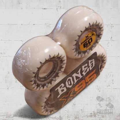 Bones X - Formula 95A 60mm Street Cleats V5 Sidecut Wheels - Skateboard - Rollen - Rollbrett Mission