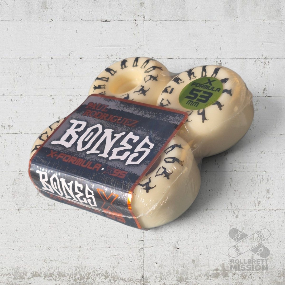 Bones X-Formula 95A P-Rod Switch Heel V5 Sidecut Wheels - Skateboard-Rollen - Rollbrett Mission