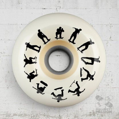 Bones X-Formula 95A P-Rod Switch Heel V5 Sidecut Wheels - Skateboard-Rollen - Rollbrett Mission
