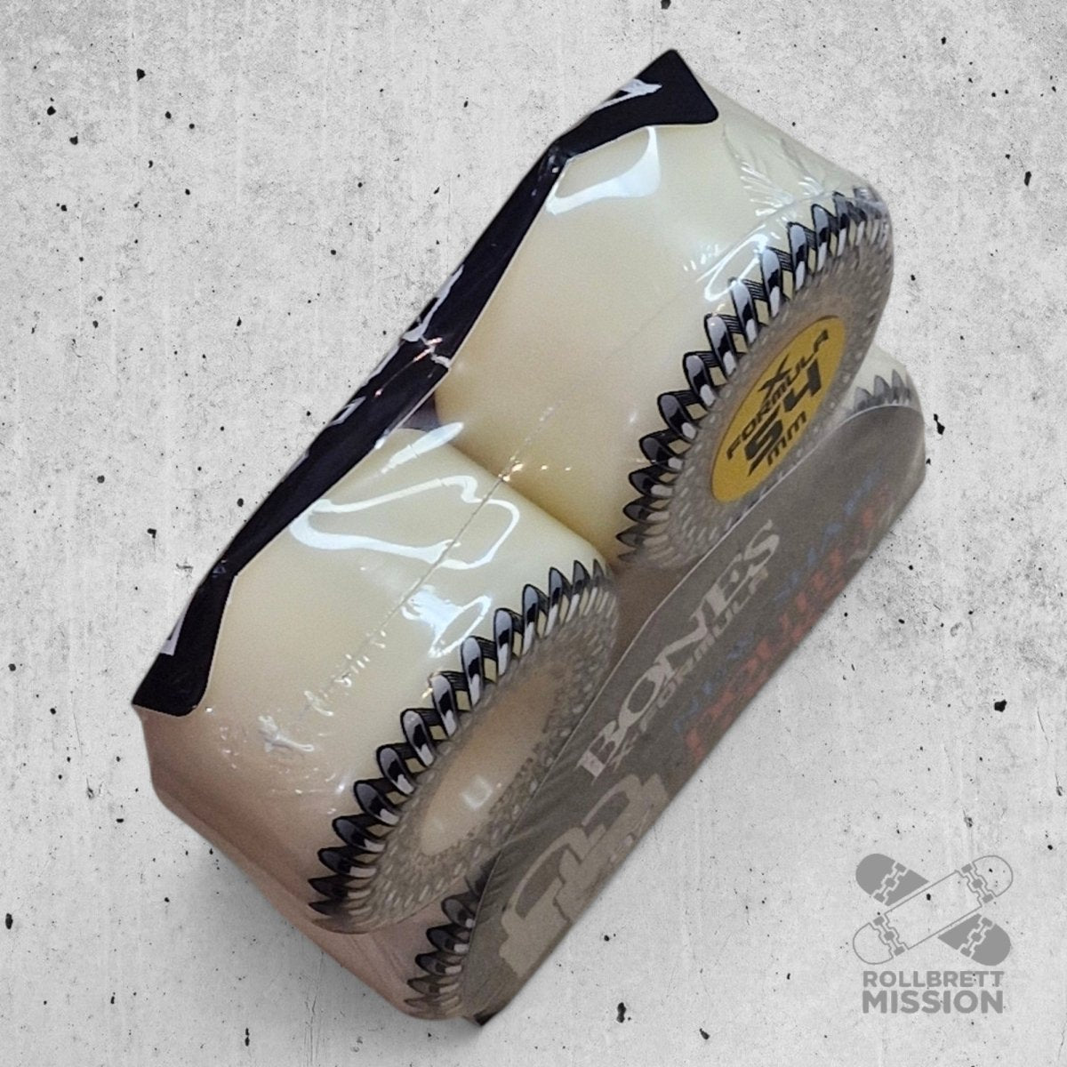 Bones X - Formula 97A 54mm Double Lock V7 Shape Wheels - Skateboard - Rollen - Rollbrett Mission