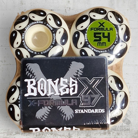 Bones X - Formula 97A 54mm Yin Yang V1 Standard Wheels - Skateboard - Rollen - Rollbrett Mission