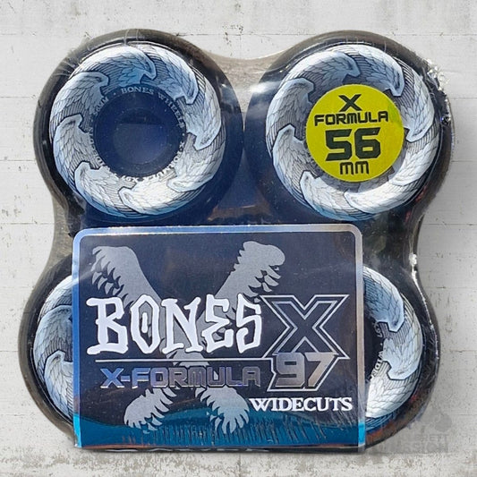 Bones X - Formula 97A 56mm Death Angels V6 Widecut Wheels black - Skateboard - Rollen - Rollbrett Mission