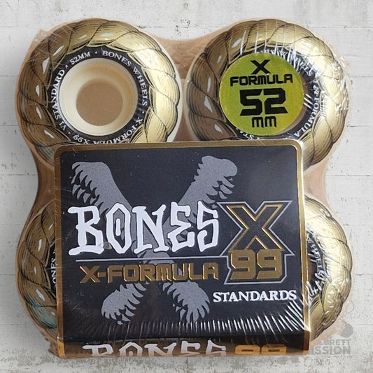 Bones X - Formula 99A 52mm V1 Standard Wheels - Skateboard - Rollen - Rollbrett Mission