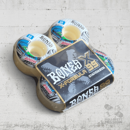 Bones X - Formula 99A 52mm V1 TJ Rogers Centre Wheels - Skateboard - Rollen - Rollbrett Mission