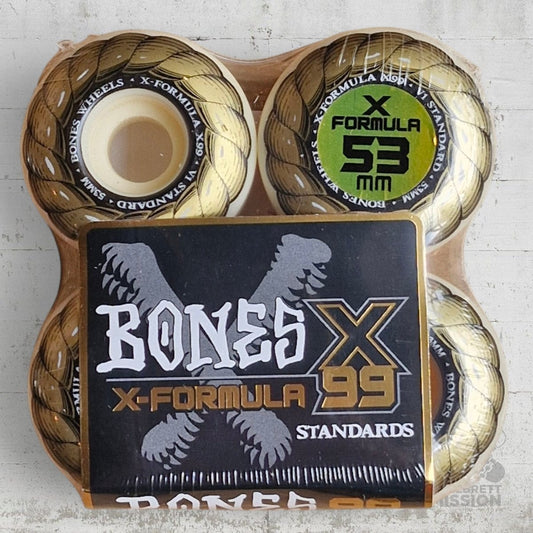 Bones X - Formula 99A 53mm V1 Standard Wheels - Skateboard - Rollen - Rollbrett Mission