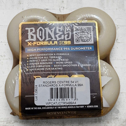 Bones X - Formula 99A 54mm V1 TJ Rogers Centre Wheels - Skateboard - Rollen - Rollbrett Mission