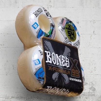 Bones X - Formula 99A 54mm V1 TJ Rogers Centre Wheels - Skateboard - Rollen - Rollbrett Mission