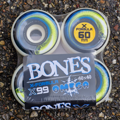 Bones X - Formula 99A 60mm Omega 60x40 Wheels - Skateboard - Rollen - Rollbrett Mission
